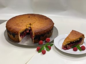 Schoko-Kirsch-Bienenstich
