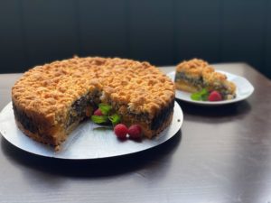 Mohn-Mandarinen-Mandel-Kuchen